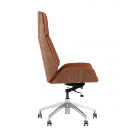Кресло руководителя TopChairs Crown SN коричневый