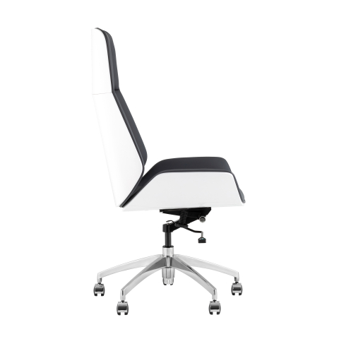 Кресло руководителя TopChairs Crown SN серо-голубой