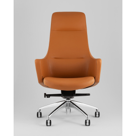 Кресло руководителя TopChairs Ferris коричневое