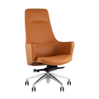 Кресло руководителя TopChairs Ferris коричневое