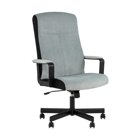 Кресло руководителя TopChairs ST-DOMINGO серо-голубой