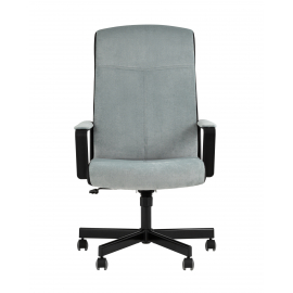 Кресло руководителя TopChairs ST-DOMINGO серо-голубой