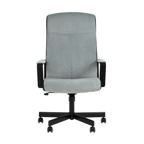 Кресло руководителя TopChairs ST-DOMINGO серо-голубой