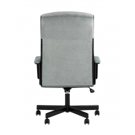 Кресло руководителя TopChairs ST-DOMINGO серо-голубой