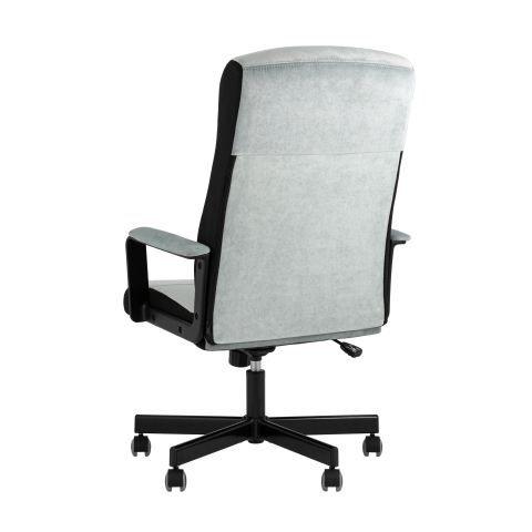 Кресло руководителя TopChairs ST-DOMINGO серо-голубой