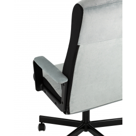 Кресло руководителя TopChairs ST-DOMINGO серо-голубой