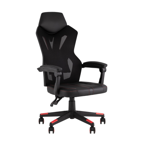 Кресло спортивное TopChairs Айронхайд красный