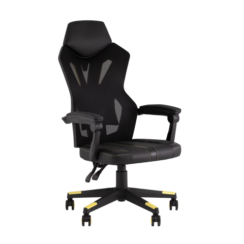 Кресло спортивное TopChairs Айронхайд желтый