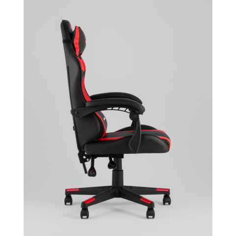 Кресло спортивное TopChairs Commander черно-красный