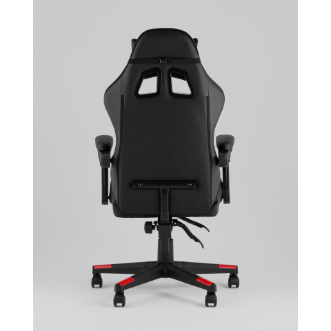 Кресло спортивное TopChairs Commander черно-красный