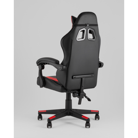 Кресло спортивное TopChairs Commander черно-красный