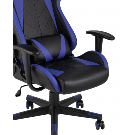 Кресло игровое TopChairs Gallardo синее