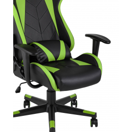 Кресло игровое TopChairs Gallardo зеленое