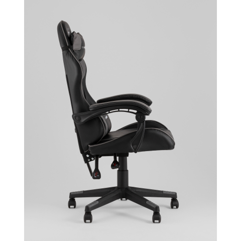 Кресло спортивное TopChairs Shadow черно-серый