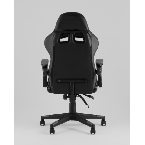 Кресло спортивное TopChairs Shadow черно-серый