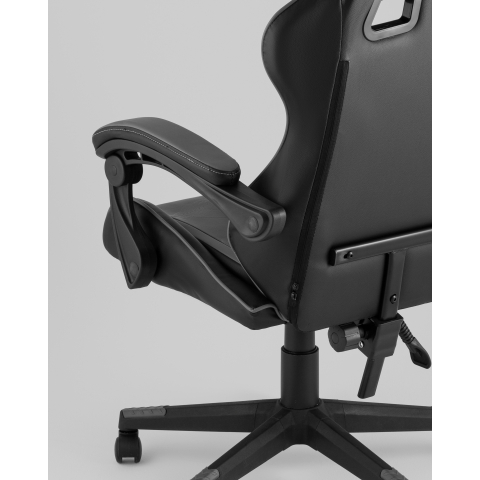 Кресло спортивное TopChairs Shadow черно-серый