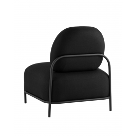 Кресло Стоун рогожка черный