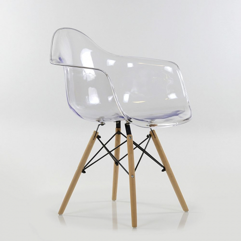 Кресло Eames DAW прозрачный