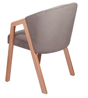 Кресло Аверс с деревянными подлокотниками