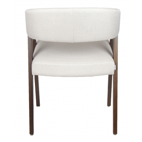 Кресло Берни орех обивка рогожка Kiton-01