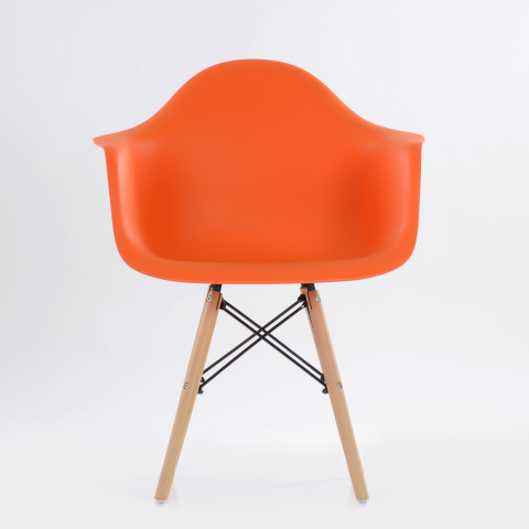 Кресло Eames DAW оранжевый