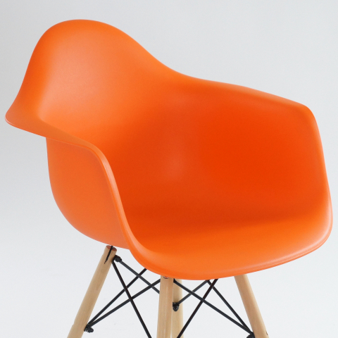 Кресло Eames DAW оранжевый