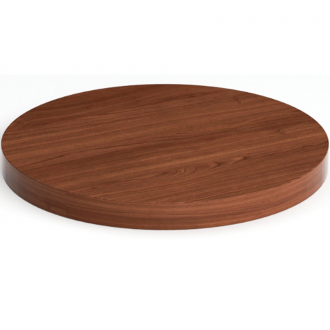 Столешница круглая шпон дуба d=600 мм торцы 60 мм