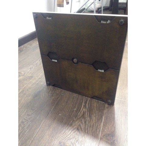 Подстолье Фаво с круглой хромированной опорой