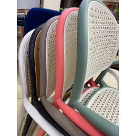 Кресло СМН-70 цвет черный с бежевой сеткой