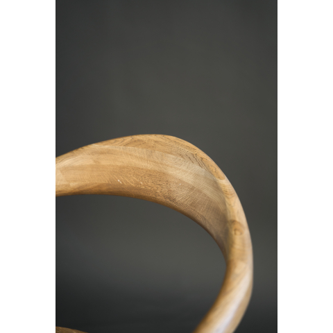 Деревянное кресло Осмо с подлокотниками цвет натуральный дуб