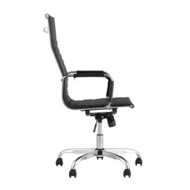 Офисное кресло «City» с мягким сиденьем (хромированный каркас)