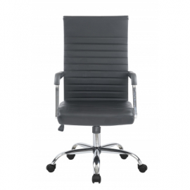 Офисное кресло «Unit» с мягким сиденьем (хромированный каркас)