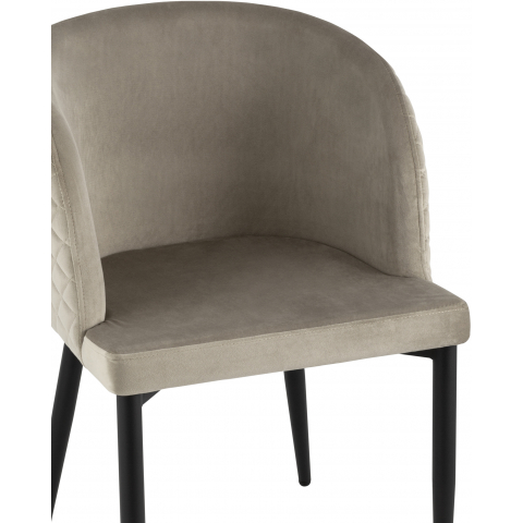 Стул Оскар велюр шампань