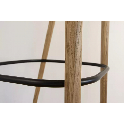 Деревянный барный стул Осмо цвет натуральный дуб