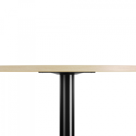 Барный стол Parma d=800 мм цвет дуб Сонома