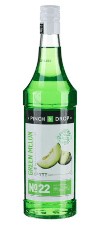 Сироп Зеленая дыня «Pinch&Drop»; стекло; 1л; D=85, H=330мм для кофе и коктейлей