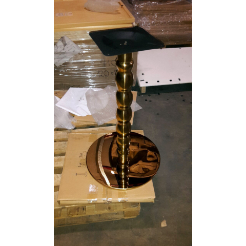 Дизайнерское подстолье 1287EM цвет золотой