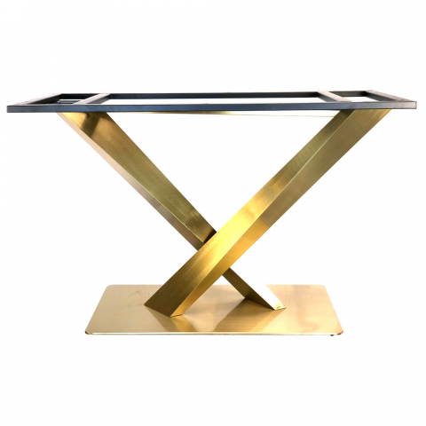 Подстолье 1295EM цвет золото V-образное из металла