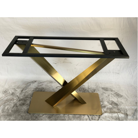 Подстолье 1295EM цвет золото V-образное из металла