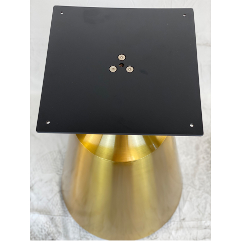 Дизайнерское подстолье 2110EM из металла золотого цвета