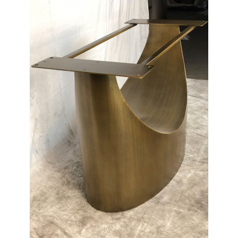 Дизайнерское подстолье для стола 2129EM золотое