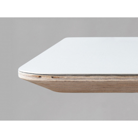 Круглая столешница Профлит d=800х18 из фанеры, торцы под углом 45 градусов