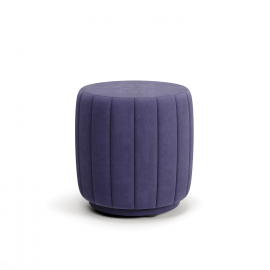 Пуф круглый со стежкой