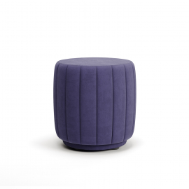 Пуф круглый со стежкой