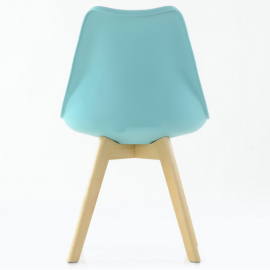 Стул Sephi экокожа бирюзовая PU ножки деревянные