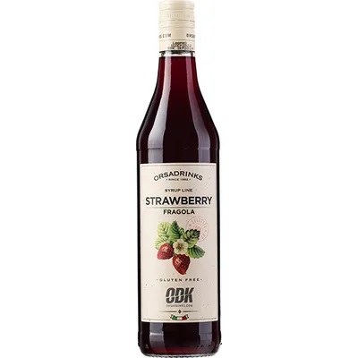 Сироп ODK «Клубника» стекло 0,75л D=65,H=305мм