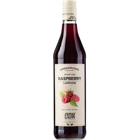 Сироп ODK «Малина» стекло 0,75л D=65,H=305мм