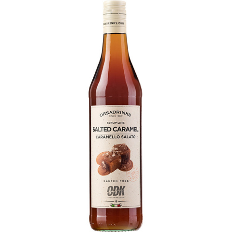 Сироп ODK «Соленая карамель» стекло 0,75л D=65,H=305мм