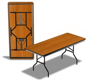 Складной стол 18ДМ 2000х800 мм