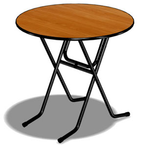 Складной стол Окленд d=600 мм